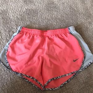 pink nike shorts